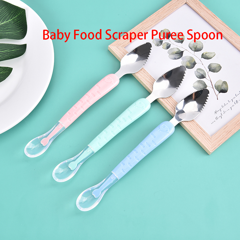 Baby Food Apple - Wielofunkcyjny skrobak do żywności dla niemowląt