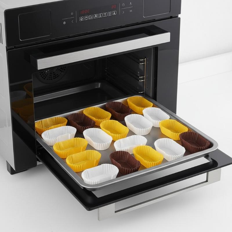 Baby Food Catering - 1000 szt. Papierowe foremki do pieczenia