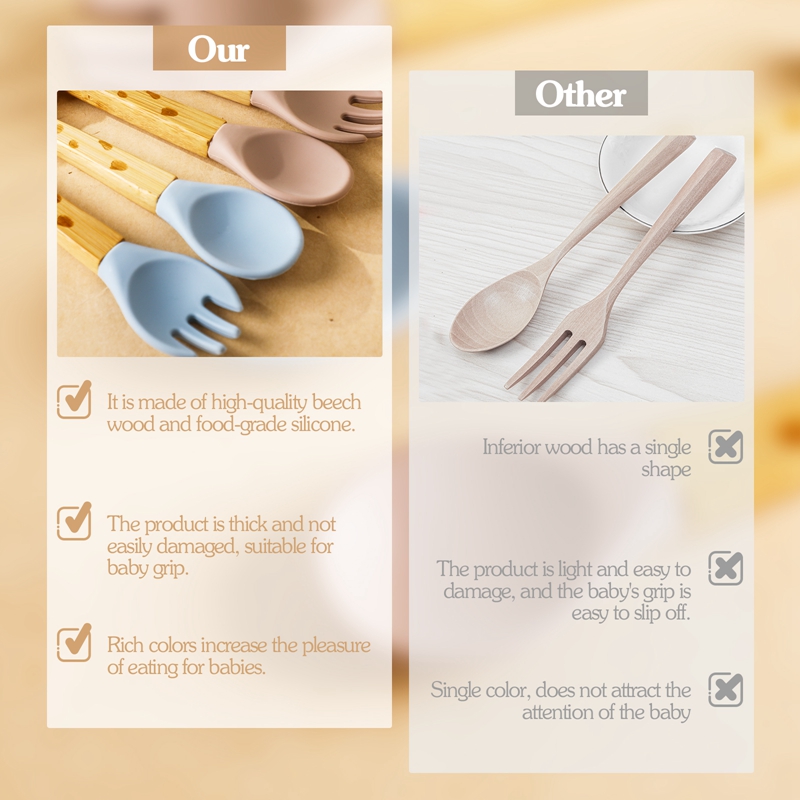 2 szt. Bambusowy widelec dla d – Baby Food Organic recenzja i cena