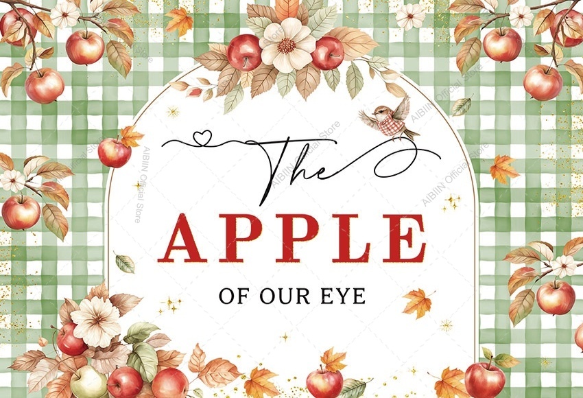    Tło na baby shower z motyw – Baby Food Apple recenzja i cena