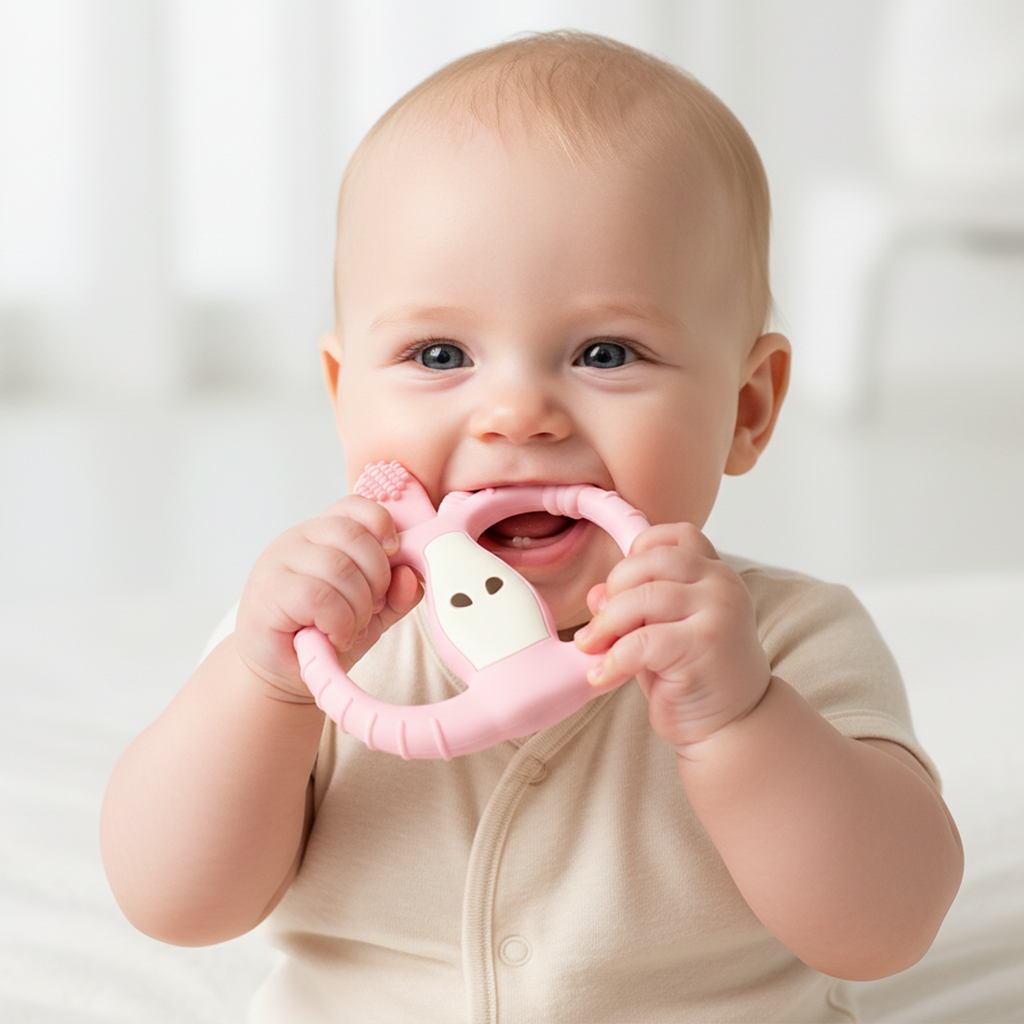 Silikonowy gryzak dla niemowlą – Baby Food Apple recenzja i cena