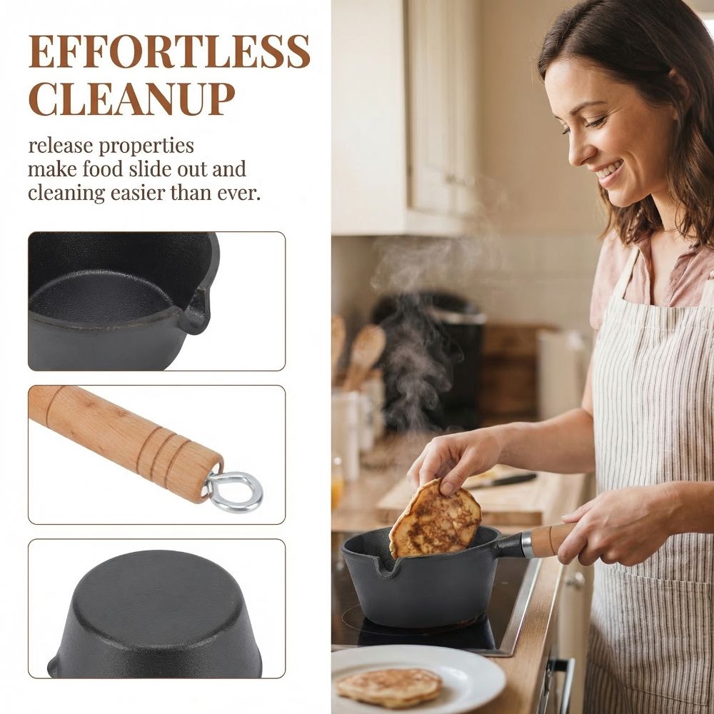 Mini patelnia do jajek, żeliwn – Baby Food With Iron recenzja i cena