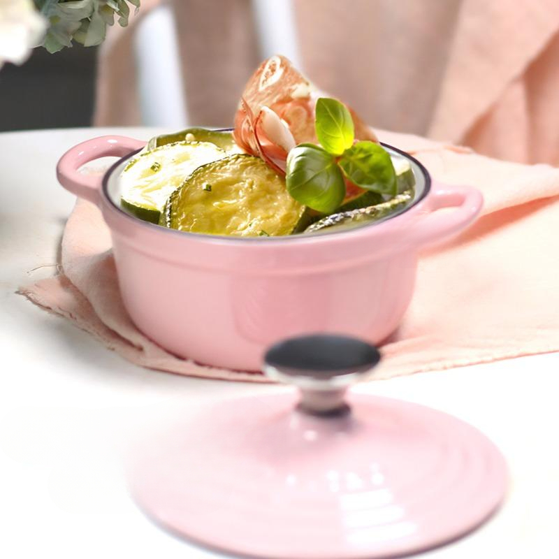 Emaliowany żeliwny garnek do g – Baby Food With Iron recenzja i cena