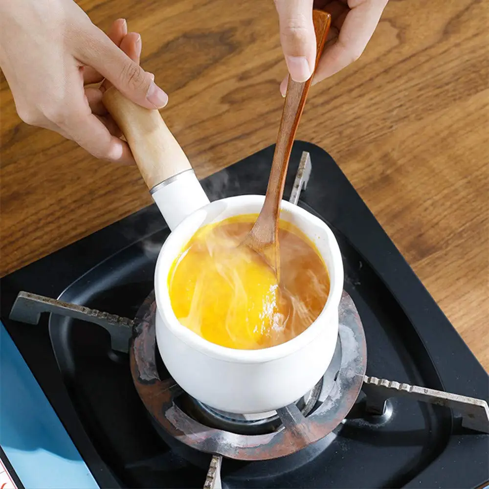 Emaliowany garnek do mleka, ma – Baby Food With Iron recenzja i cena